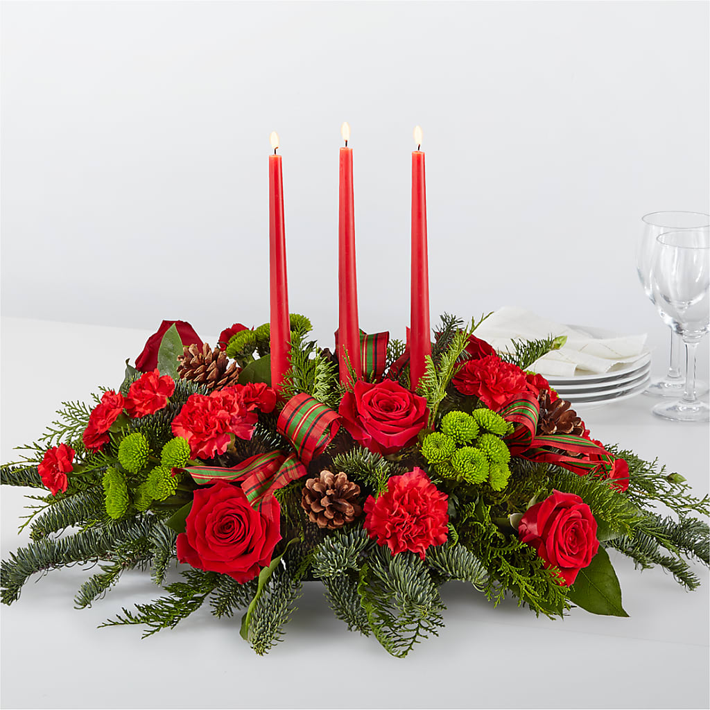 By the Candlelight Centerpiece – Bittys Garden, Canon City CO