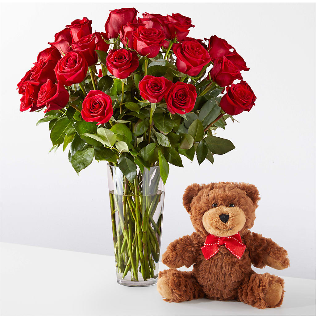 Romantic Long Stem Red Rose Bouquet Bundles – Bittys Garden, Canon City CO