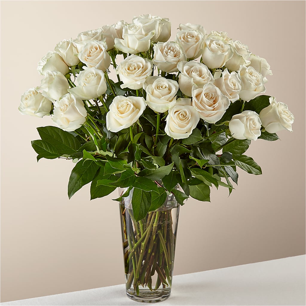 Long Stem White Rose Bouquet – Bittys Garden, Canon City CO