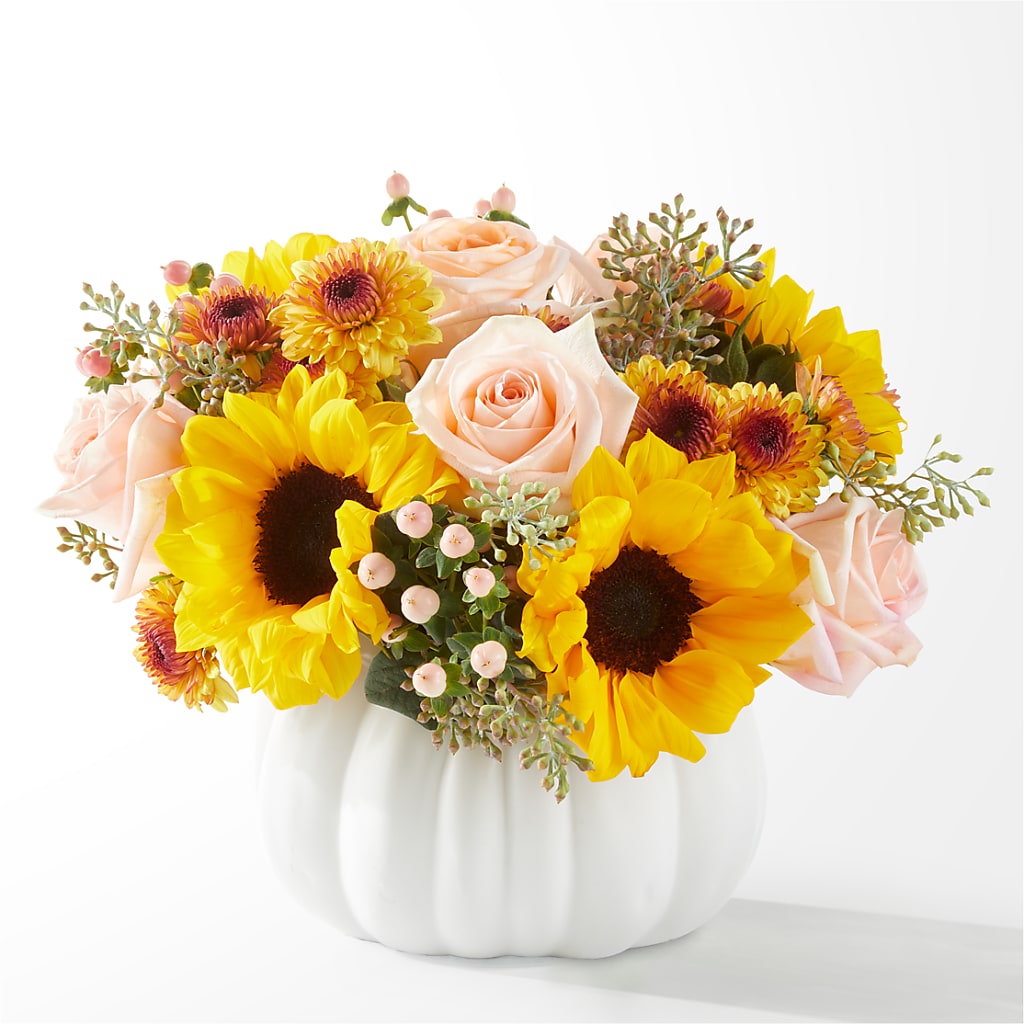 Pumpkin to Talk About Bouquet – Bittys Garden, Canon City CO