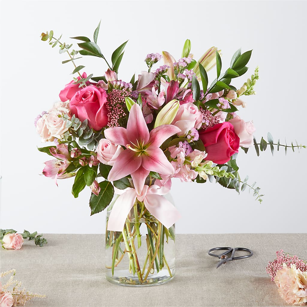 Pink Ribbon - A Florist Original – Bittys Garden, Canon City CO
