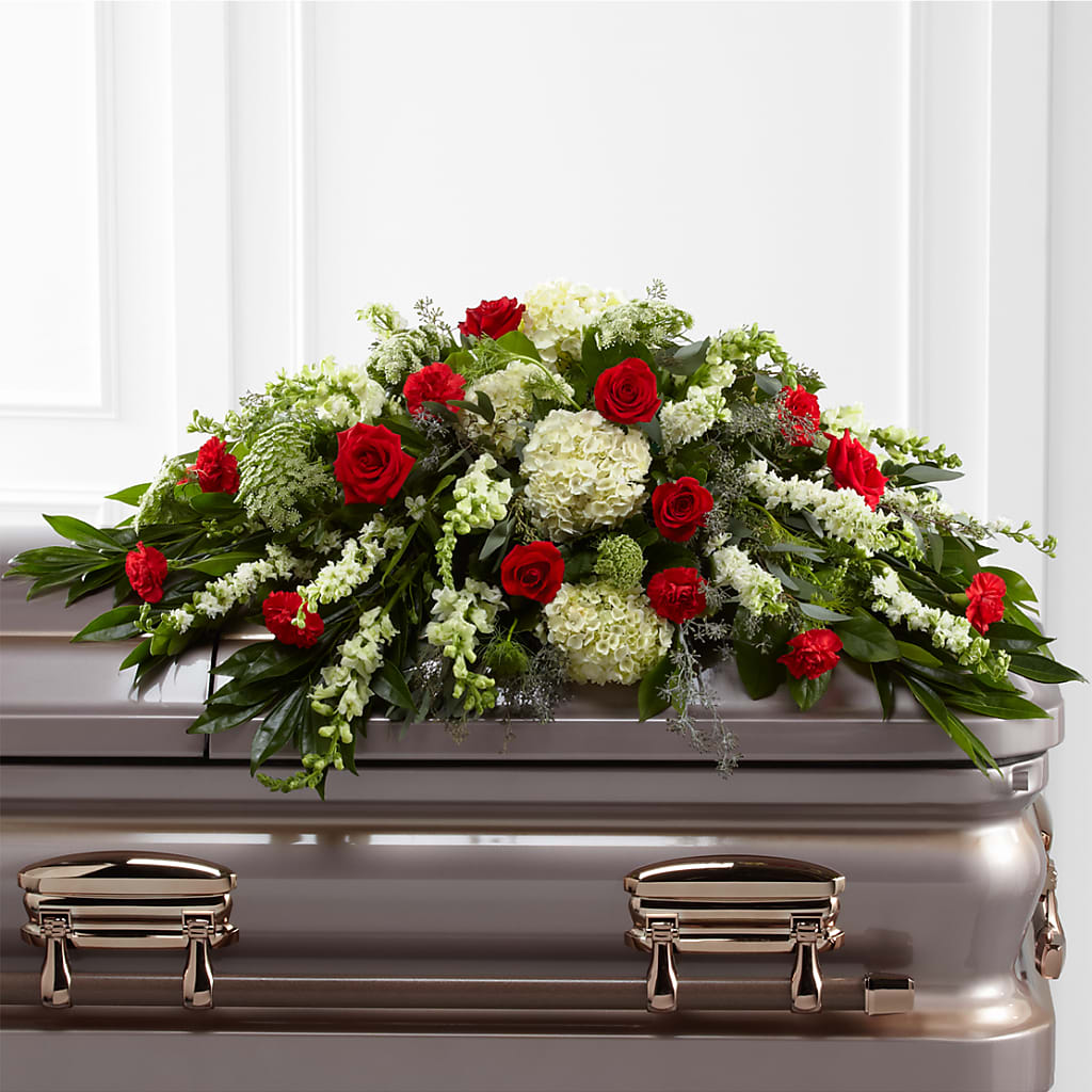 Sincerity Casket Spray – Bittys Garden, Canon City CO