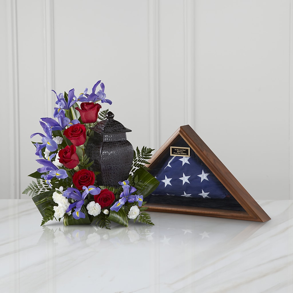 Patriotic Tribute Arrangement – Bittys Garden, Canon City CO
