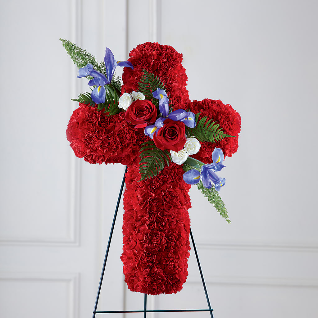 Faithful Hero Floral Cross – Bittys Garden, Canon City CO