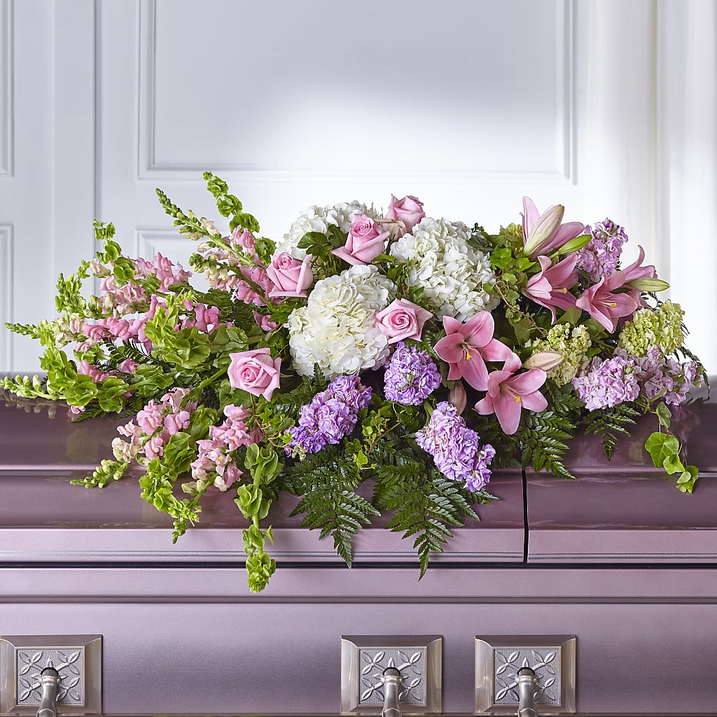 Life's Gratitude Casket Spray – Bittys Garden, Canon City CO
