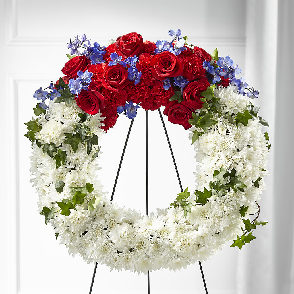 Patriotic Passion Wreath – Bittys Garden, Canon City CO