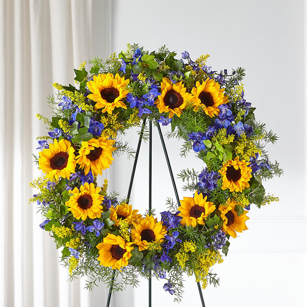 Bright Rays Wreath – Bittys Garden, Canon City CO