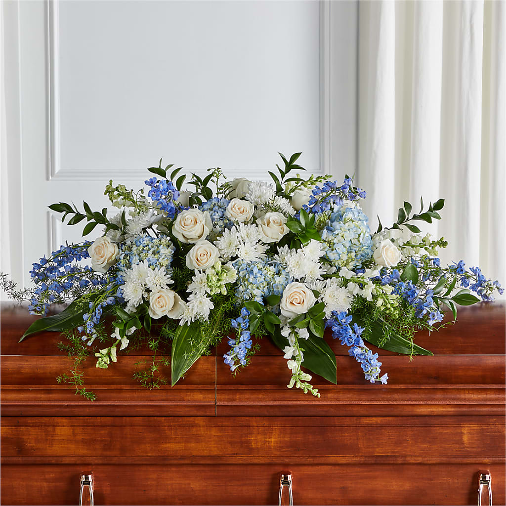 Timeless Essence Casket Spray – Bittys Garden, Canon City CO