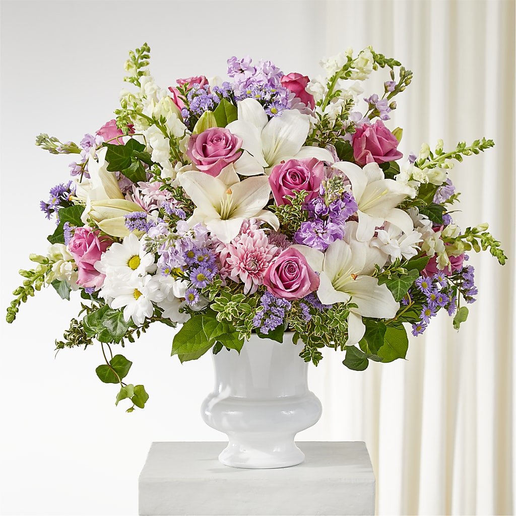 Remarkable Life Urn Arrangement – Bittys Garden, Canon City CO