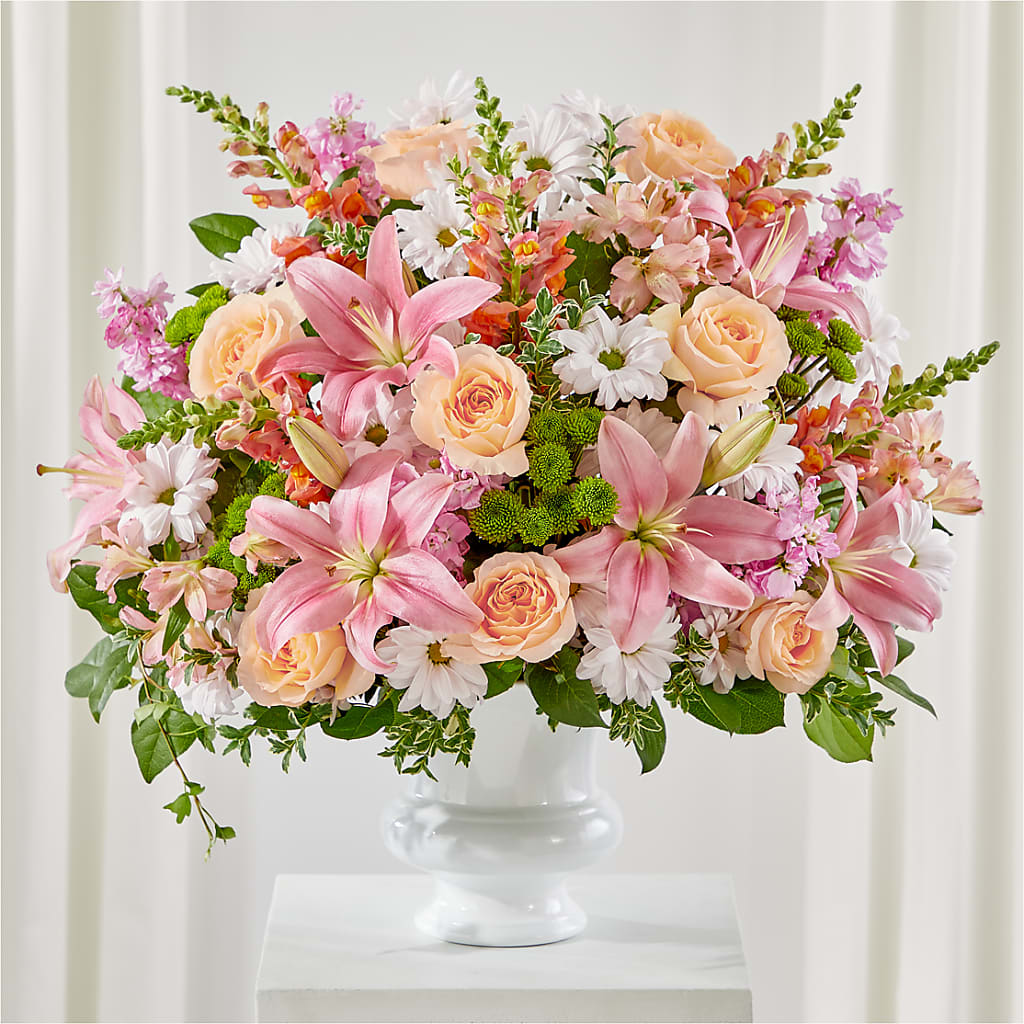 Heartfelt Gesture Urn Arrangement – Bittys Garden, Canon City CO