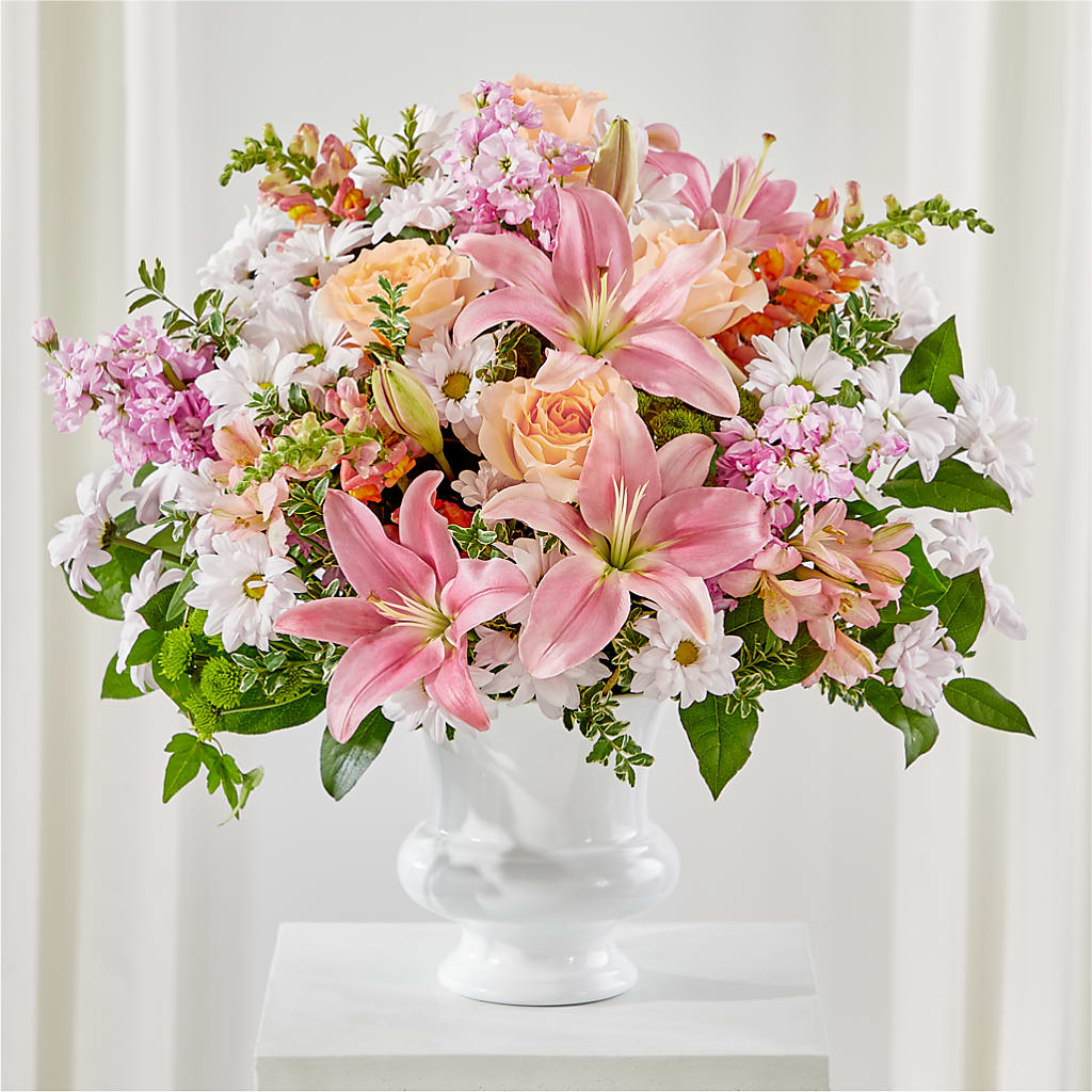 Heartfelt Gesture Urn Arrangement – Bittys Garden, Canon City CO