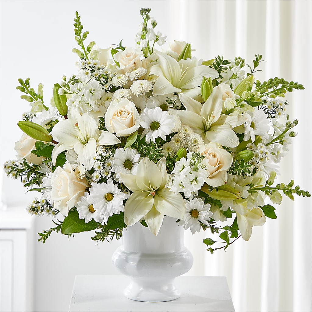 Uplifting Urn Arrangement – Bittys Garden, Canon City CO
