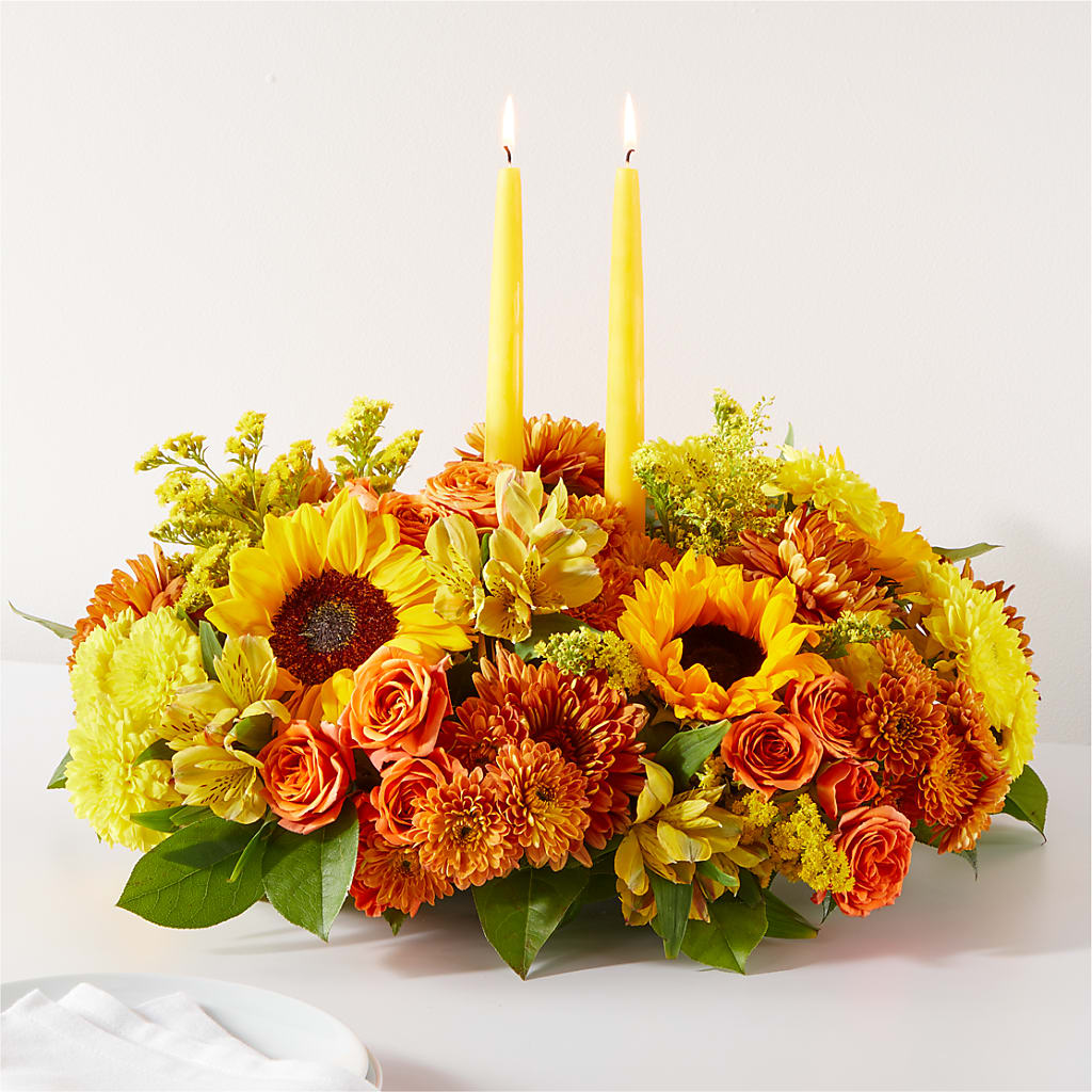 Autumn Harmony Centerpiece – Bittys Garden, Canon City CO