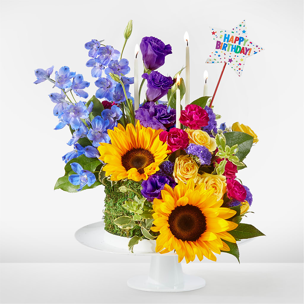 Star of the Day Floral Cake – Bittys Garden, Canon City CO