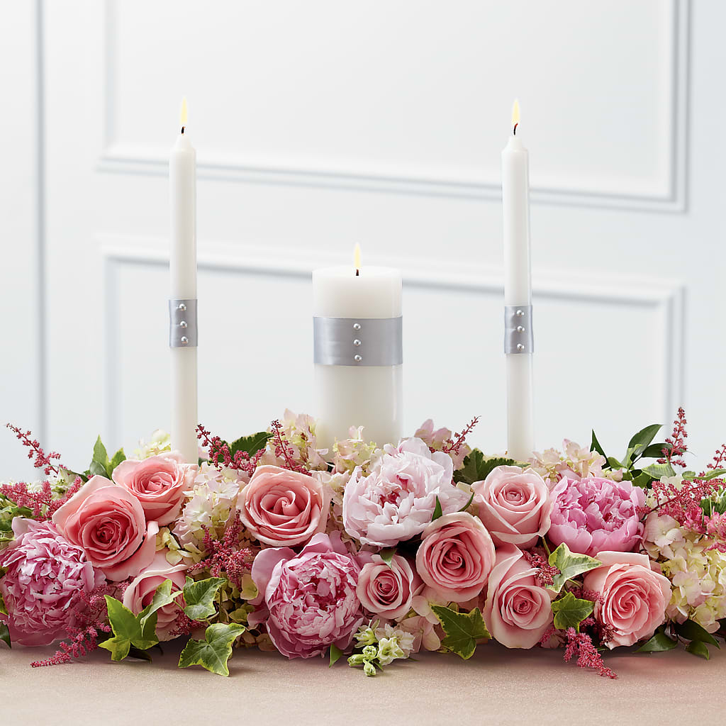 Worldwide Romance Unity Candle Arrangement – Bittys Garden, Canon City CO