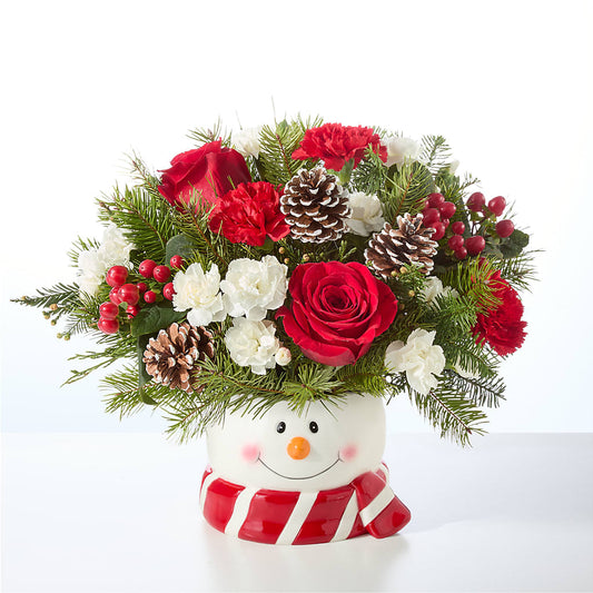 Jolly Snowman Bouquet –  Bittys Garden, Canon City CO