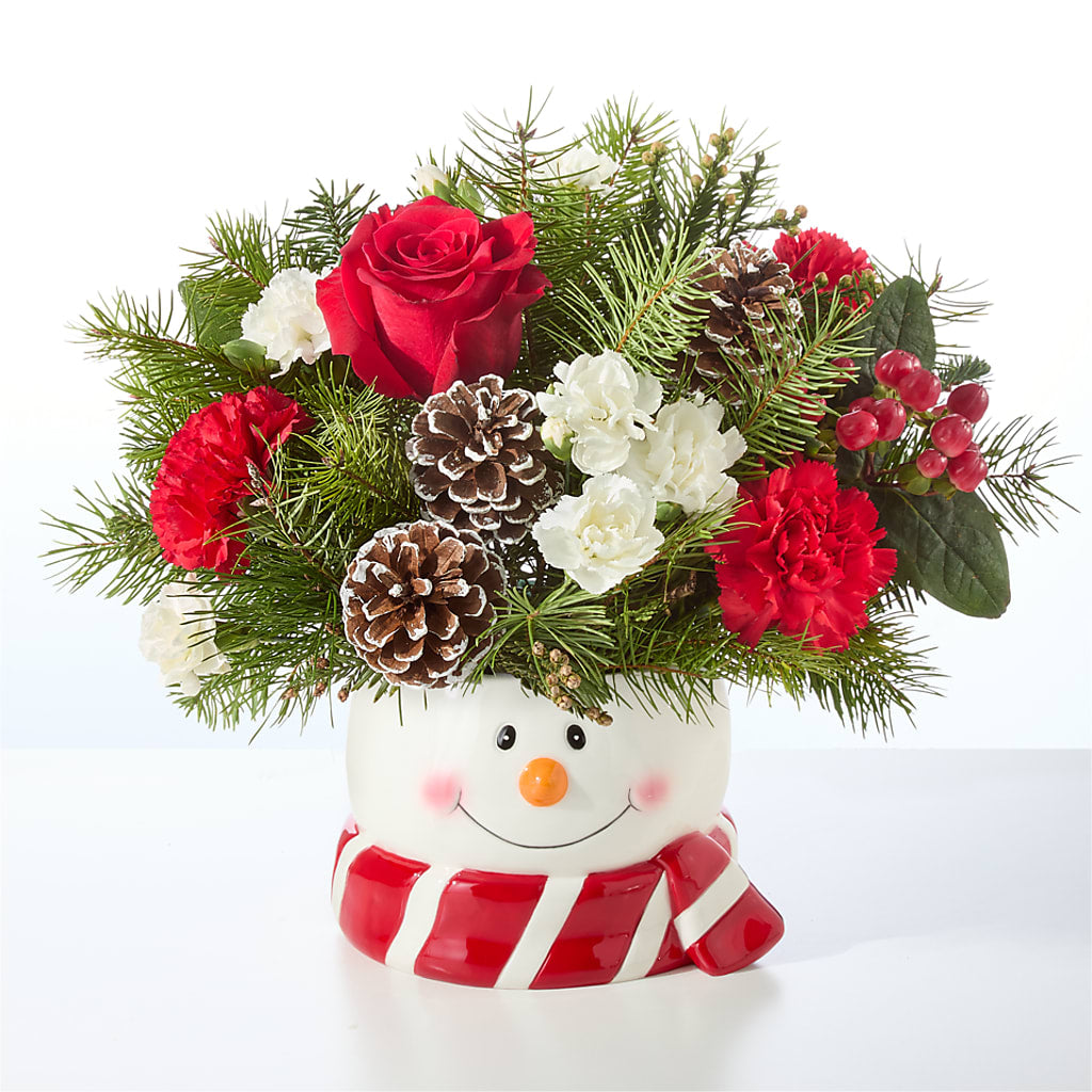 Jolly Snowman Bouquet –  Bittys Garden, Canon City CO