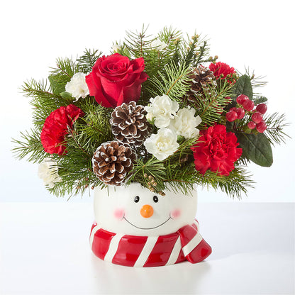 Jolly Snowman Bouquet –  Bittys Garden, Canon City CO