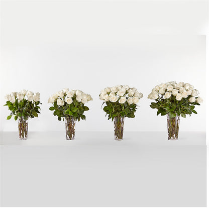 Long Stem White Rose Bouquet –  Bittys Garden, Canon City CO