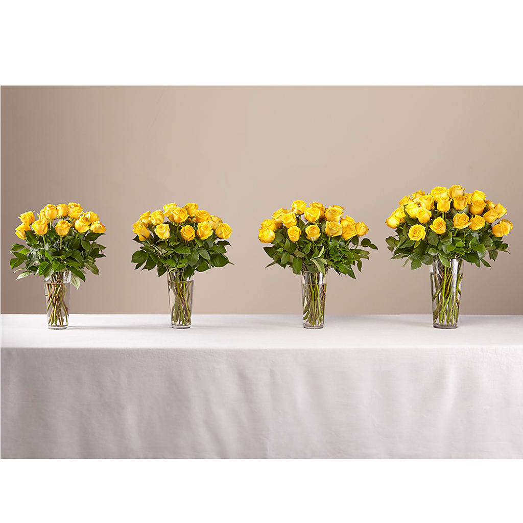 Long Stem Yellow Rose Bouquet –  Bittys Garden, Canon City CO