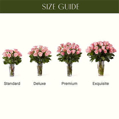 Long Stem Pink Rose Bouquet –  Bittys Garden, Canon City CO