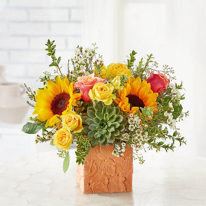 Sunflower Season Bouquet –  Bittys Garden, Canon City CO