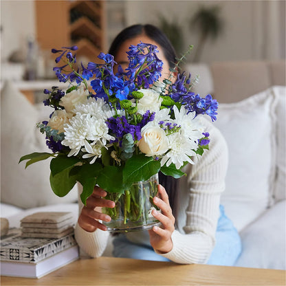 Cerulean Waves Bouquet –  Bittys Garden, Canon City CO