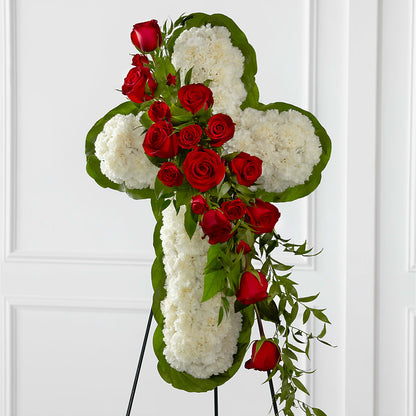 Floral Cross Easel –  Bittys Garden, Canon City CO