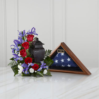 Patriotic Tribute Arrangement –  Bittys Garden, Canon City CO