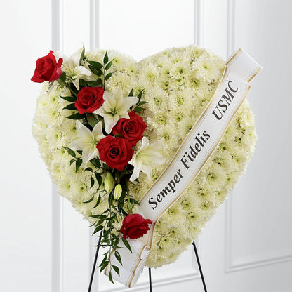 Heartfelt Hero Standing Heart –  Bittys Garden, Canon City CO