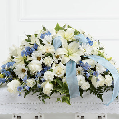 Tender Treasure Casket Spray –  Bittys Garden, Canon City CO