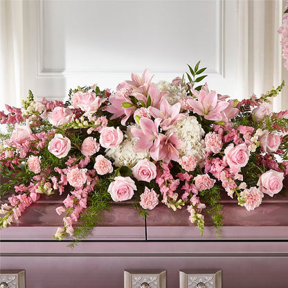 Life & Remembrance Casket Spray –  Bittys Garden, Canon City CO
