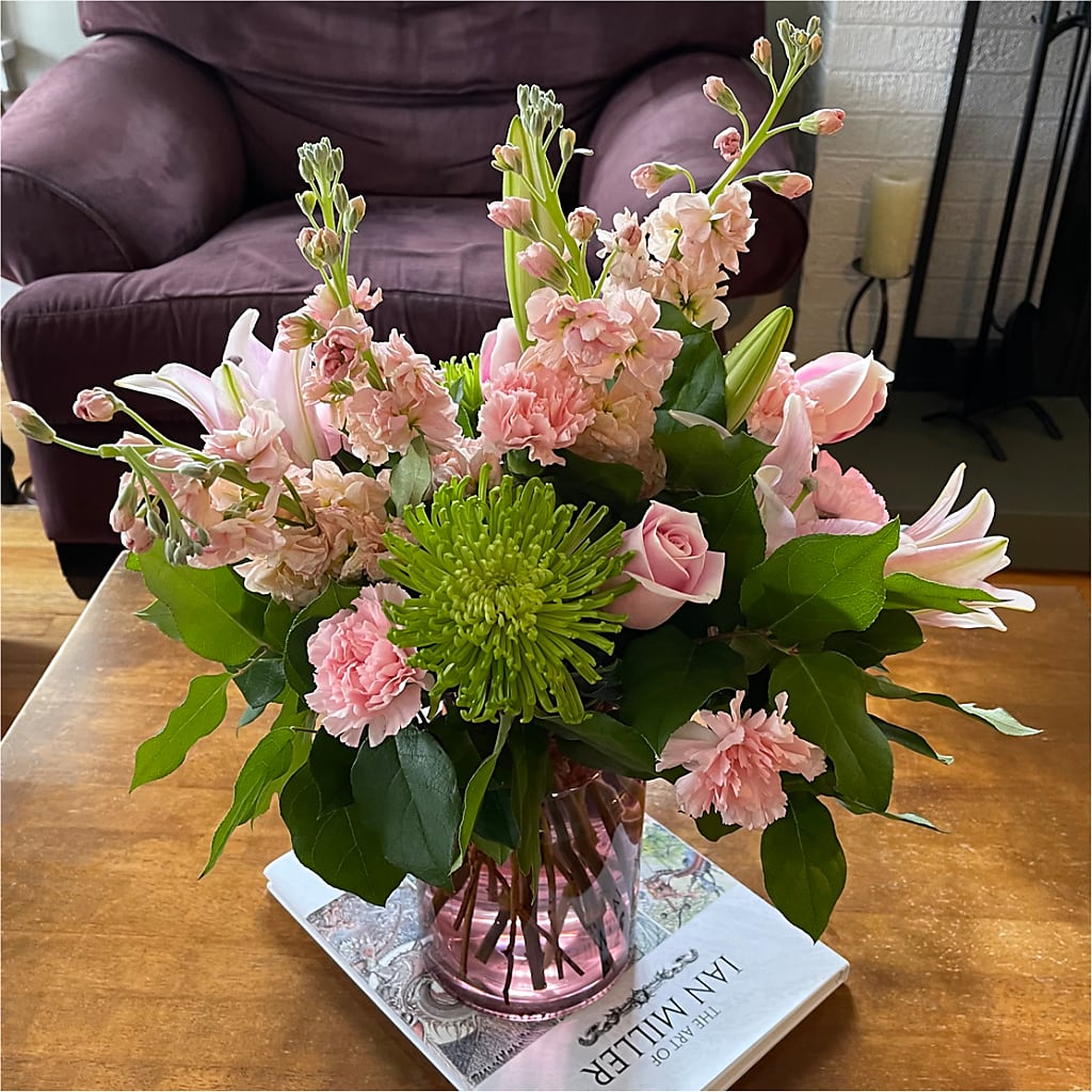 Pretty in Pink Bouquet –  Bittys Garden, Canon City CO