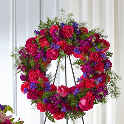 Calming Colors Wreath –  Bittys Garden, Canon City CO