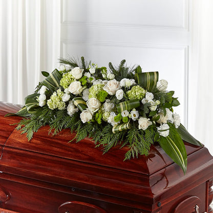 Hopeful Gesture Casket Spray –  Bittys Garden, Canon City CO