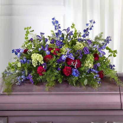 Always Treasured Casket Spray –  Bittys Garden, Canon City CO