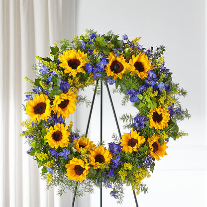 Bright Rays Wreath –  Bittys Garden, Canon City CO
