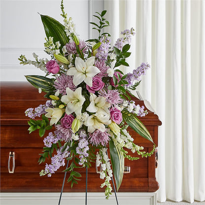 Grateful Hearts Standing Spray –  Bittys Garden, Canon City CO