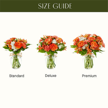 Apricot Glow Bouquet –  Bittys Garden, Canon City CO