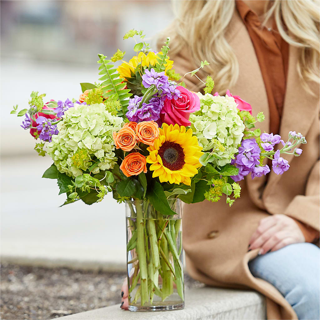 Vibrant Greetings Bouquet –  Bittys Garden, Canon City CO