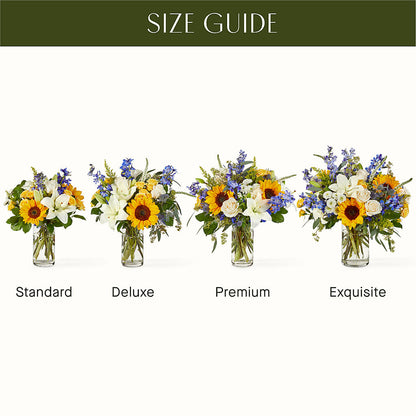 Wonderfully Sunny Bouquet –  Bittys Garden, Canon City CO