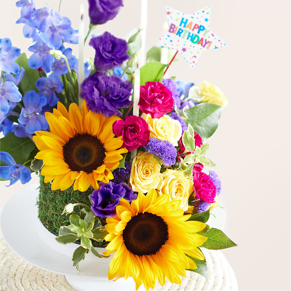 Star of the Day Floral Cake –  Bittys Garden, Canon City CO