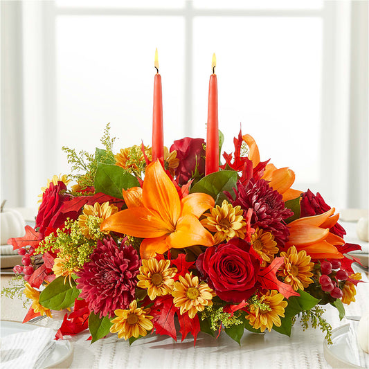 Autumn's Embrace Centerpiece –  Bittys Garden, Canon City CO