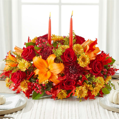 Autumn's Embrace Centerpiece –  Bittys Garden, Canon City CO