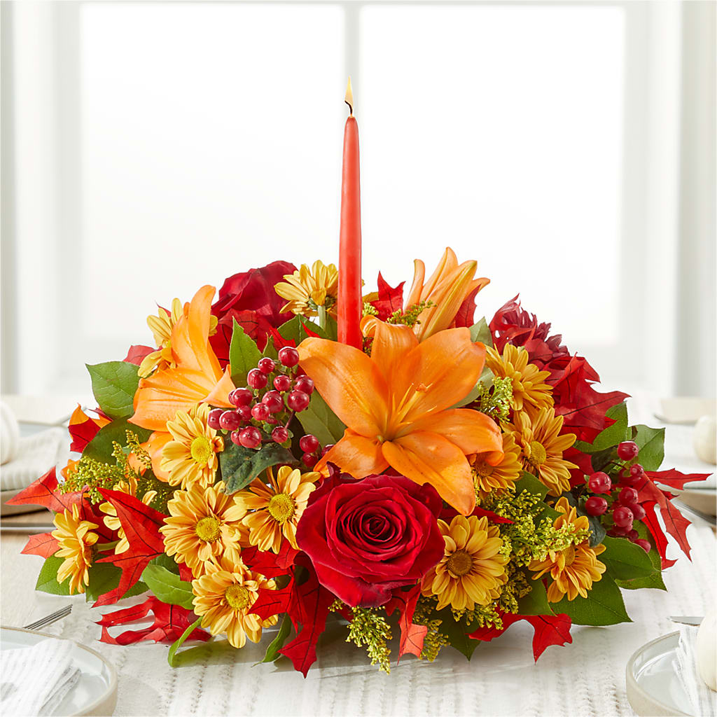 Autumn's Embrace Centerpiece –  Bittys Garden, Canon City CO
