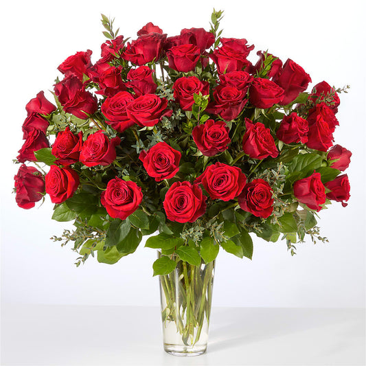 Forever Yours Fifty Stem Red Rose Bouquet –  Bittys Garden, Canon City CO
