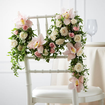Orchid Rose Chair Décor –  Bittys Garden, Canon City CO